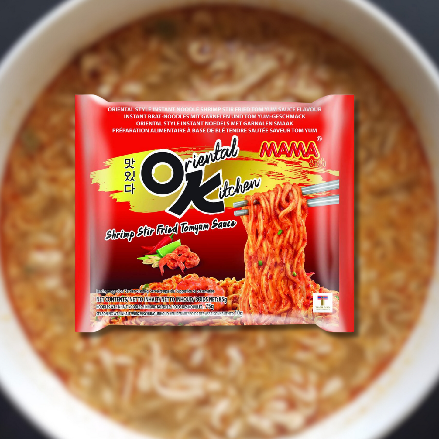 MAMA Oriental Kitchen Shrimp Stir Fried Tom Yum Sauce Noodles